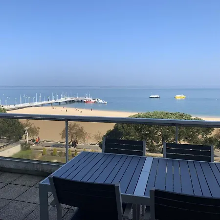 Apartman **appartement T2 Vue En Centre Avec Balcon, Parking Et Wifi A Arcachon** - Fr-1-374-51 *